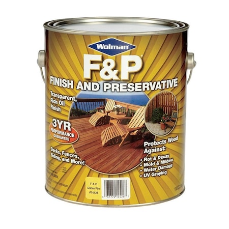 Wolman FP Satin Golden Pine OilBased Wood Finish 1 Gal